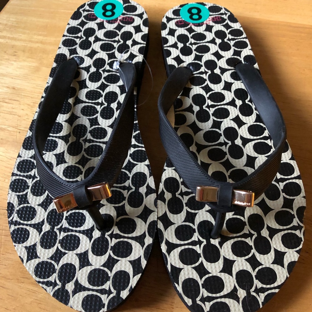 Coach Flip Flops